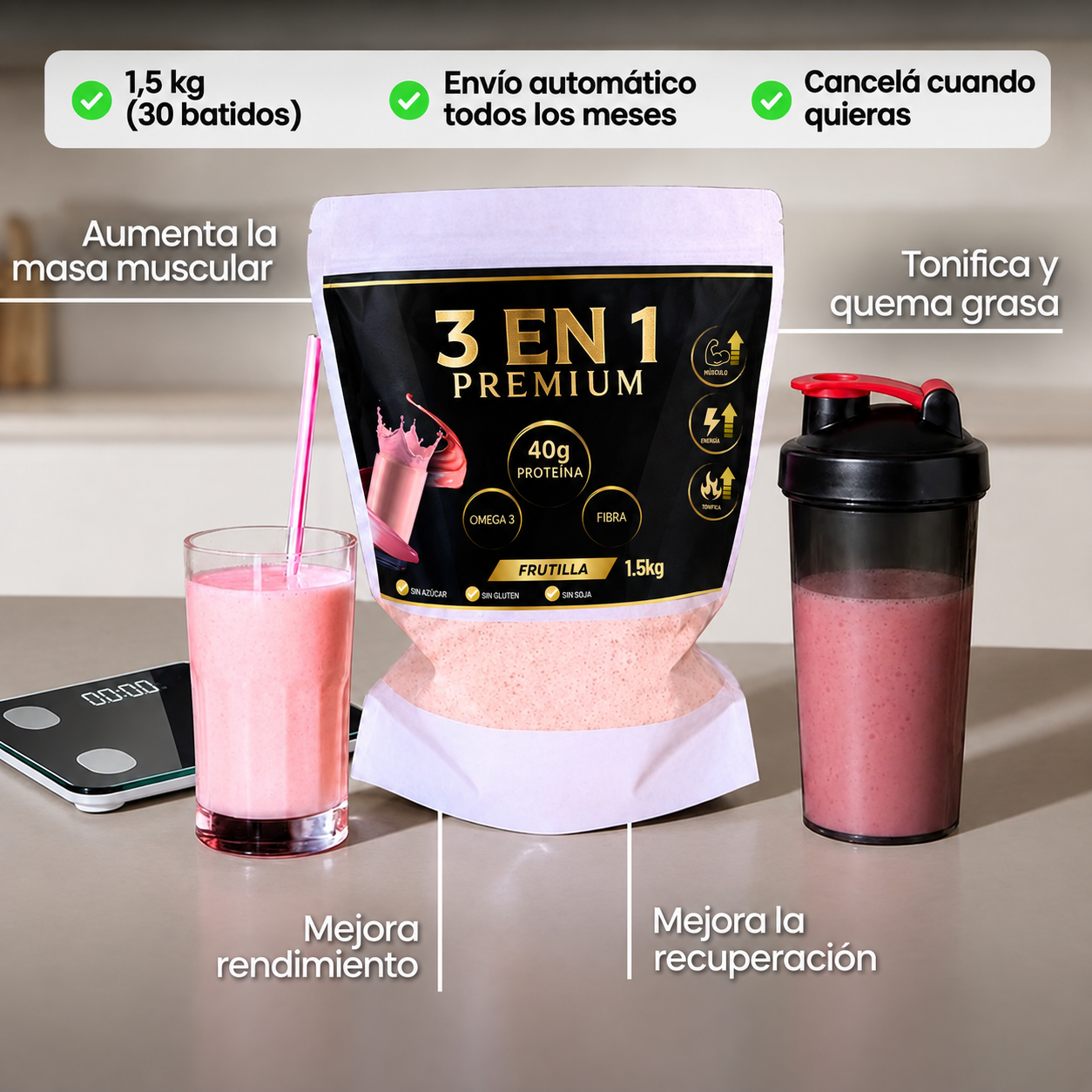 Nuevo plan mensual - 1.5kg