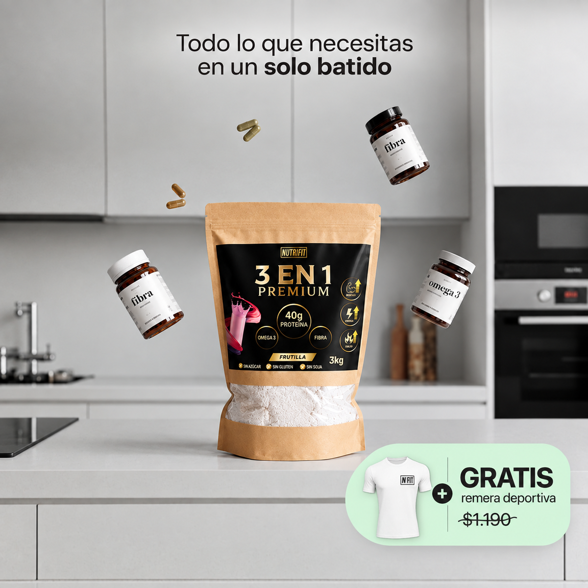 Master Fit 3 en 1 - 3kg