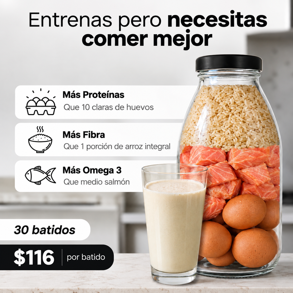 Plan 30 batidos/Mes