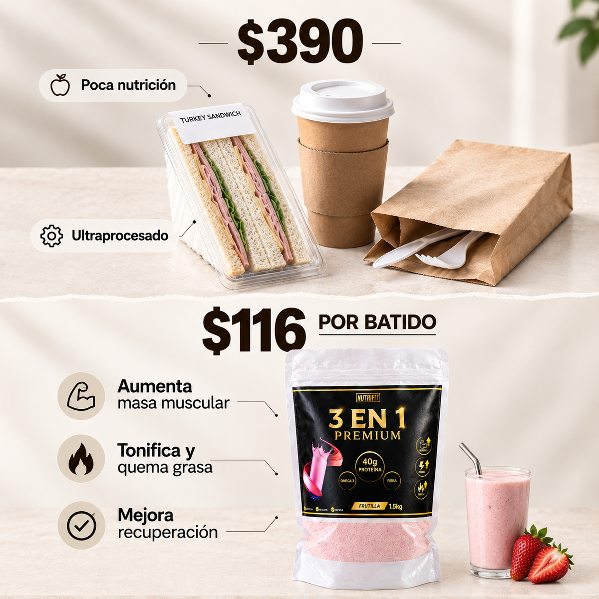 Plan 30 batidos/Mes