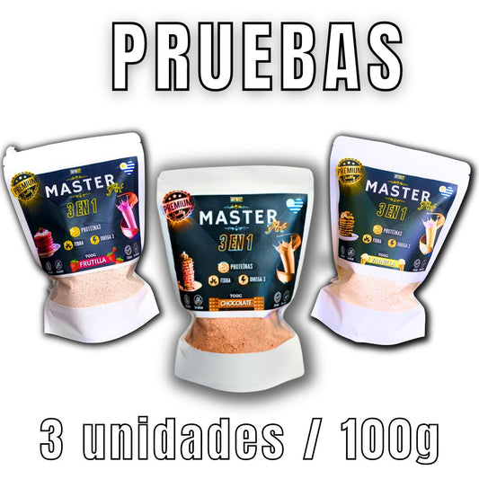 Pruebas - 3 unidades de 100g