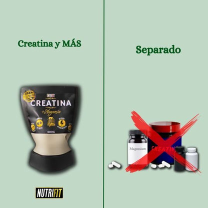 Creatina + magnesio 600g - NUTRIFIT